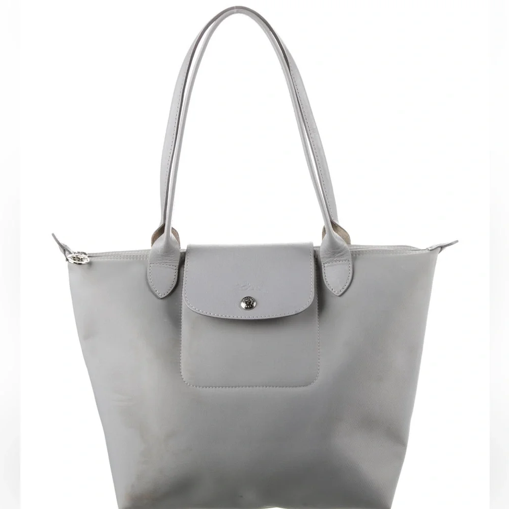 Longchamp | Bags | Longchamp Modele Depose Le Pliage Gray Silver